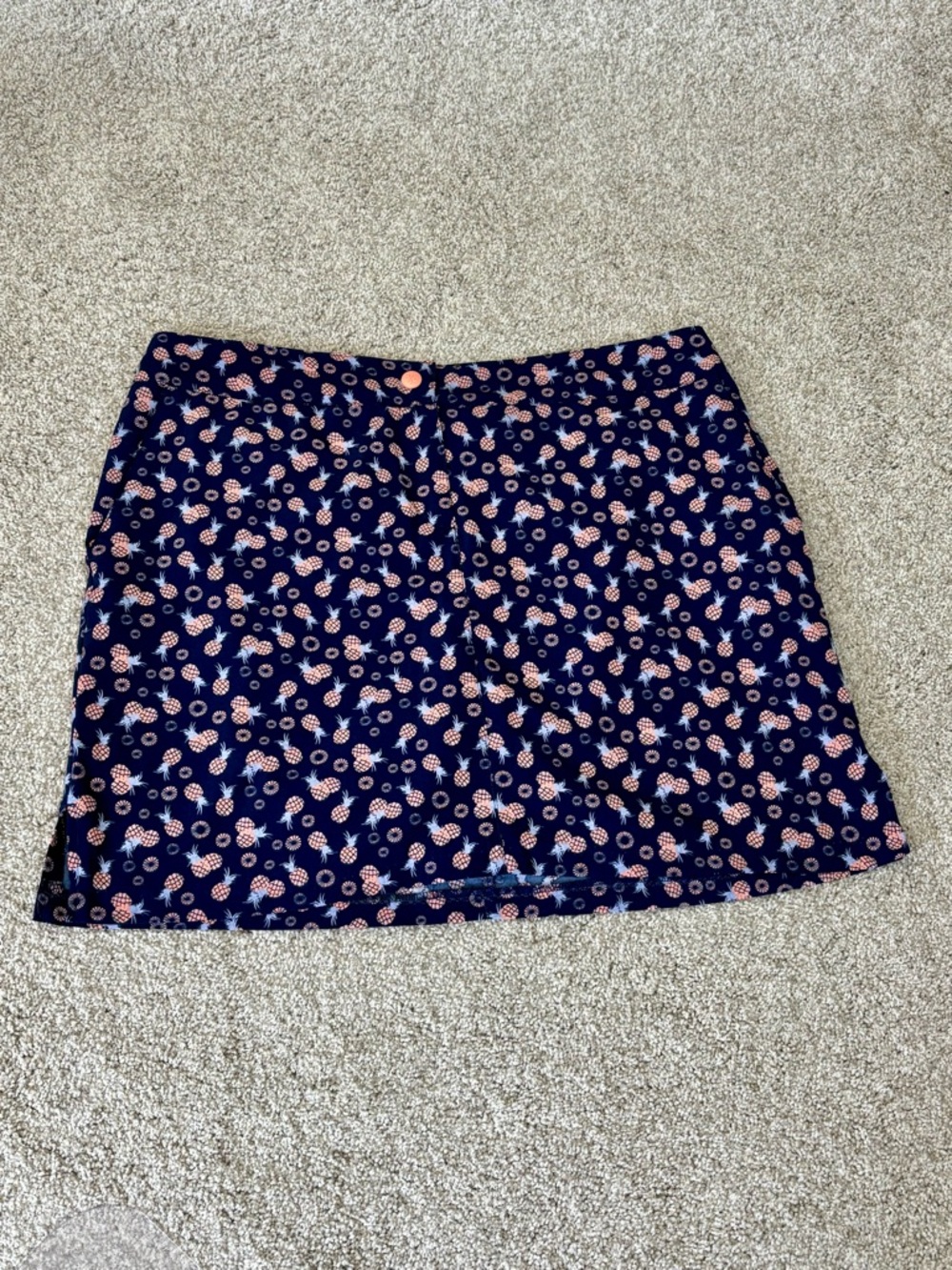 Izod Navy Golf Skort Shorts Festive Outdoor Durable Lightweight Sporty 14